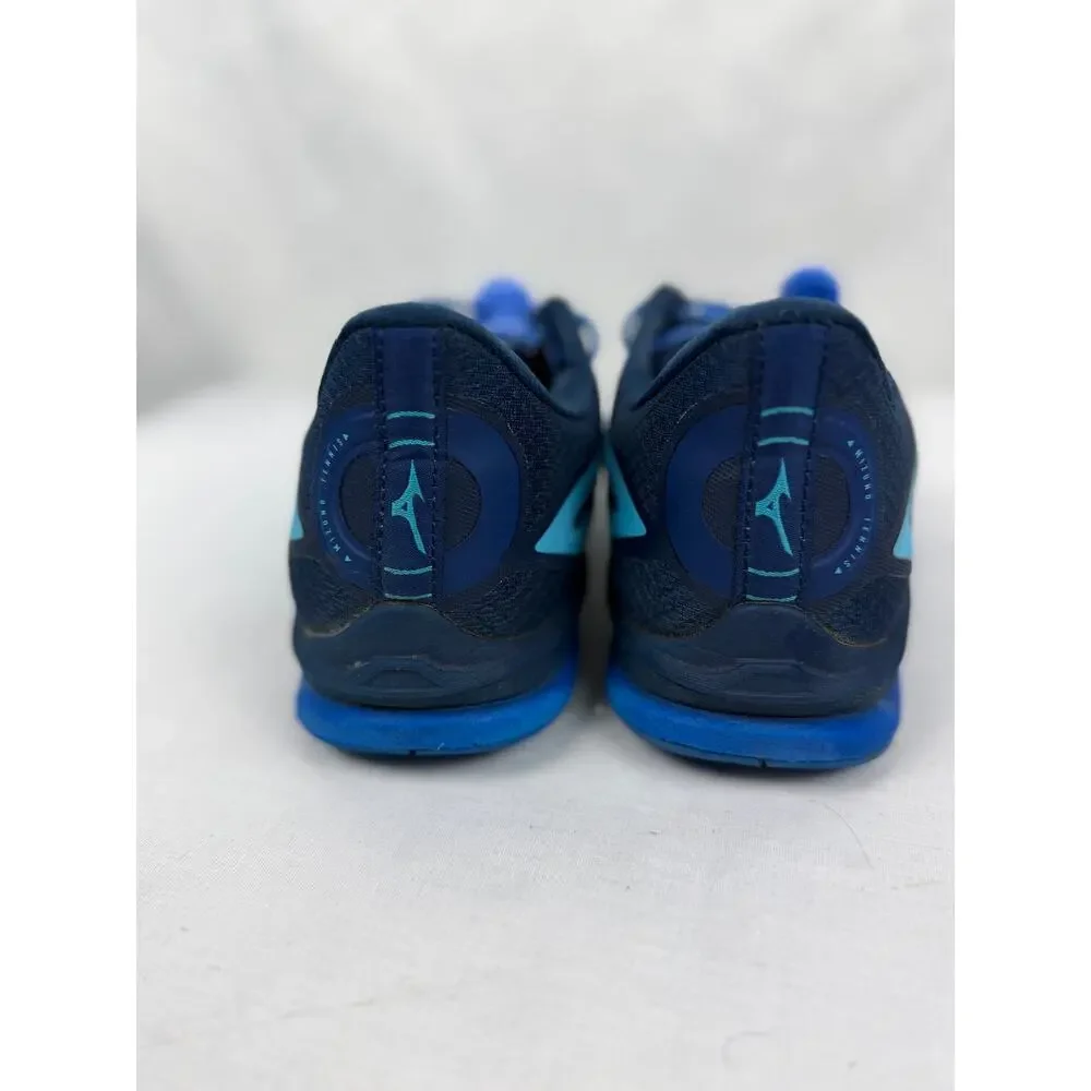 These are Mizuno Wave Exceed Tour 6 AC tennis/pickleball shoes, men's size 8.5.